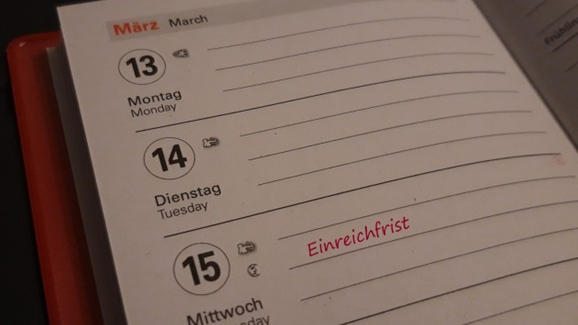 Kalenderblatt Ausschreibung 2023